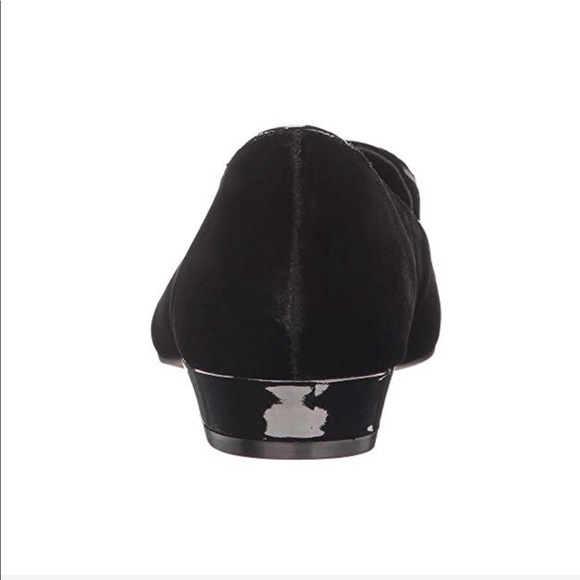 Black Luxe Velvet Plush Suede Boyfriend Loafers - Picture 7 of 8